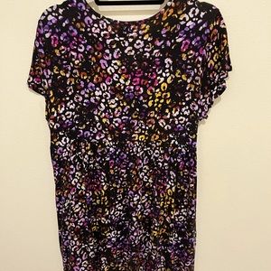 Lularoe Heidi babydoll dress. Worn once. Very comfortable beautiful colors!